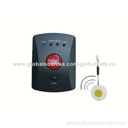 Outdoor solar-powered spot alarm system with siren